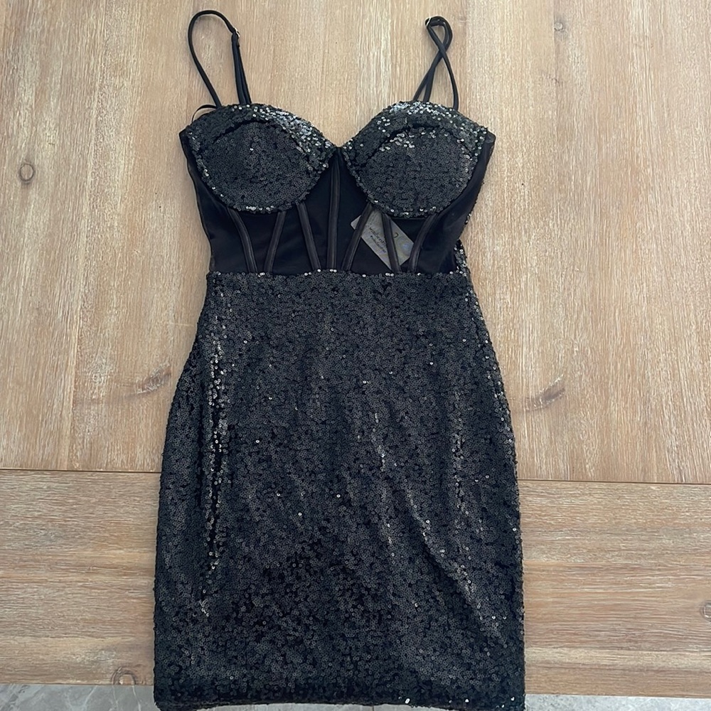 Windsor black sparkle dress